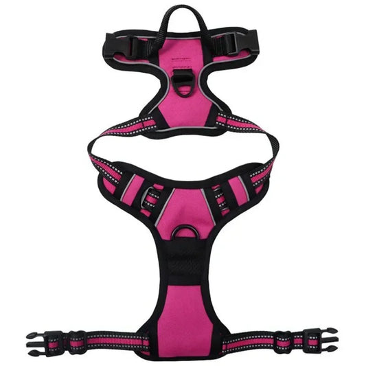 Reflective Adjustable Breathable Vest Chest Strap for Small Medium Large Dogs Pet Dog Harness Cat Puppy Collar Dog Accessoires