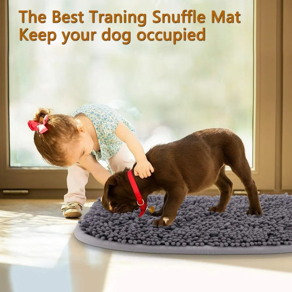Snuffle Mat for Dogs, 20'' x 28'' Dog Sniffing Interactive Feeding Game Boredom, Puzzle Toys Encourages Natural Foraging Skills