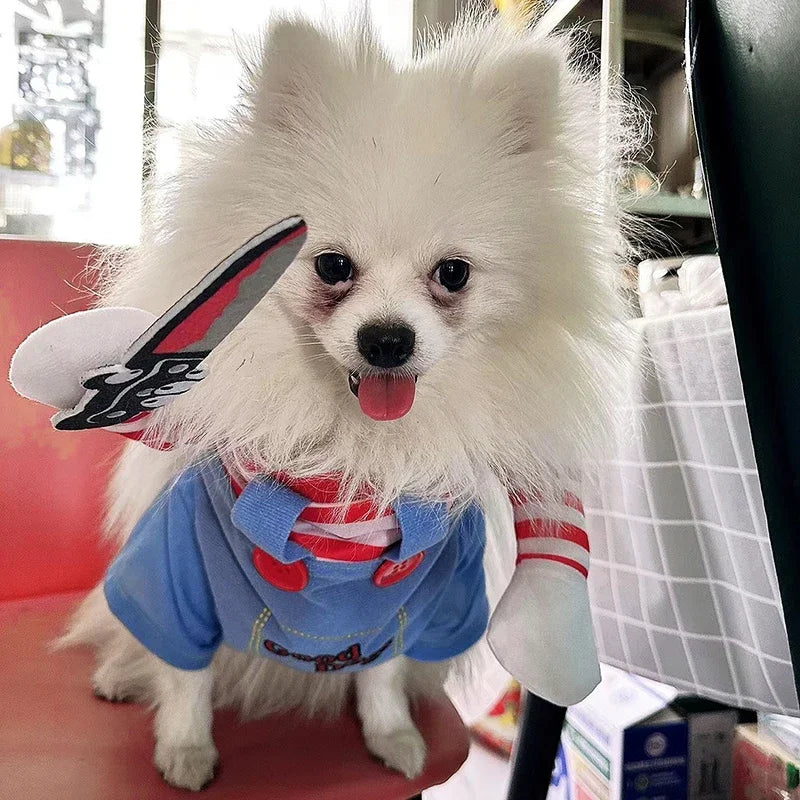 Funny Dog Costum Dressed Up for Small Medium Dogs Cats Puppy Cosplay Party French Bulldog Chihuahua Pet Clothing Hot